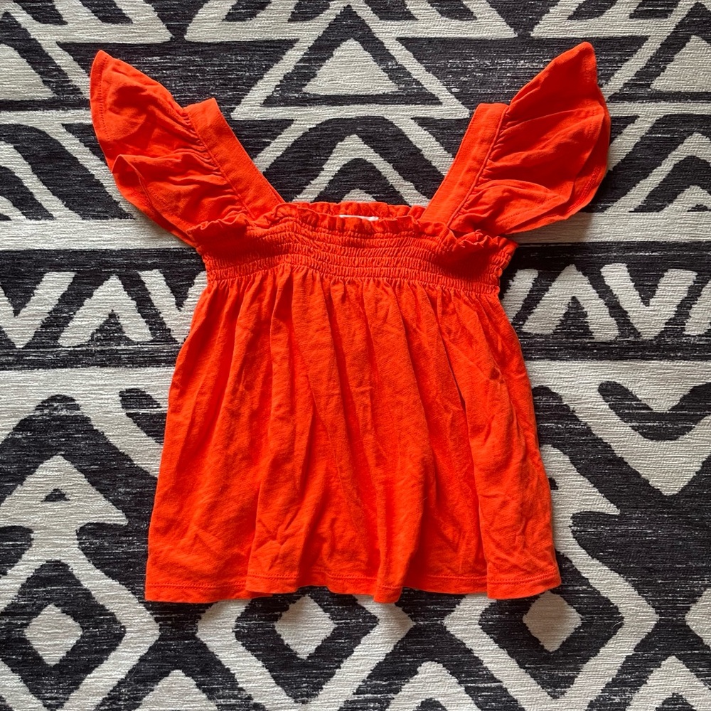 Crewcuts / J Crew Girl’s Flutter Sleeve Top